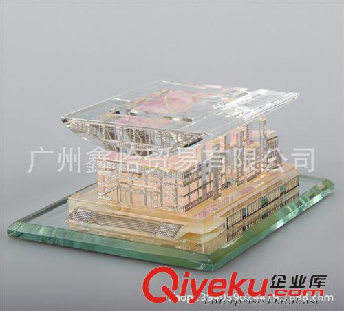 工藝精品 大樓模型定做 水晶模型大樓紀念品定做 水晶建筑模型 廠家直銷原始圖片3