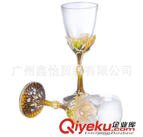 工藝精品 羅比羅丹新品歐式豐碩年年五件套擺飾 香檳葡萄搖酒器酒杯具套裝原始圖片3