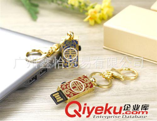 工藝精品 羅比羅丹歐式創(chuàng)意實用禮品合金純手工琺瑯彩工藝 吉祥U盤掛件掛飾原始圖片2