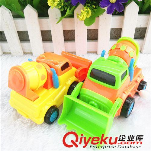 4月下旬新品玩具 上鏈工程車(chē) 發(fā)條工程車(chē)系列 可動(dòng)鏟子/行駛  旋轉(zhuǎn)滾筒 玩具批發(fā)原始圖片3