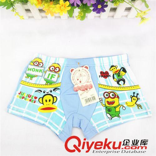 4月上旬新品 爆款 男童內(nèi)褲 兒童內(nèi)褲 童內(nèi)衣內(nèi)褲 卡通猴子兒童平角內(nèi)褲 純棉原始圖片2