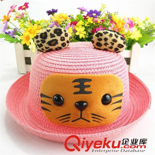 夏季新品 寶寶遮陽帽兒童帽子潮版男女 小孩帽春夏款老虎造型帽 太陽帽新款原始圖片2