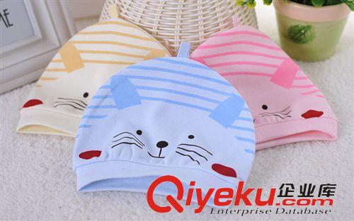 2015逗逗猴新款 逗逗猴新款棉毛胎帽 純棉嬰兒帽子 批發(fā)新生兒太陽西瓜帽兒童帽子原始圖片2