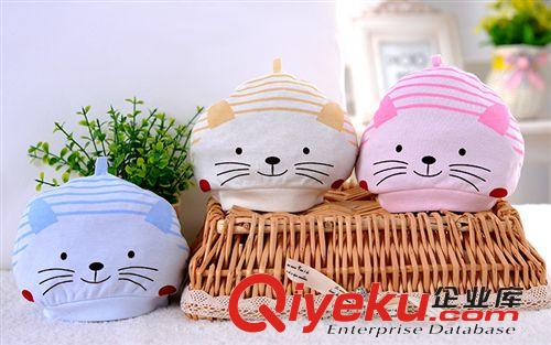 2015逗逗猴新款 逗逗猴新款棉毛胎帽 純棉嬰兒帽子 批發(fā)新生兒太陽西瓜帽兒童帽子原始圖片3