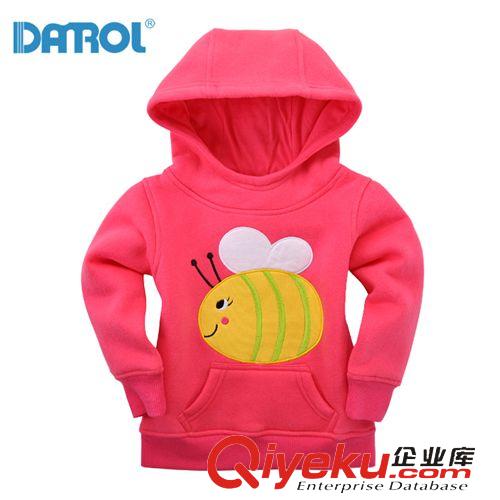 9月29不倒絨 DNROL 秋冬新款 童衛衣 寶寶連帽抓絨上衣 精品繡花 DR0121