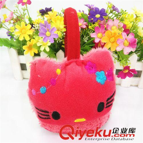 耳罩 2014外貿(mào)爆可愛 hello Kitty毛絨上帶保暖時尚耳暖 冬季耳罩原始圖片3