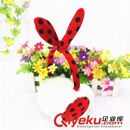 耳罩 廠家直銷(xiāo) 新款圓點(diǎn)蝴蝶結(jié)女生耳罩 秋冬時(shí)尚毛絨耳罩耳暖批發(fā)原始圖片3