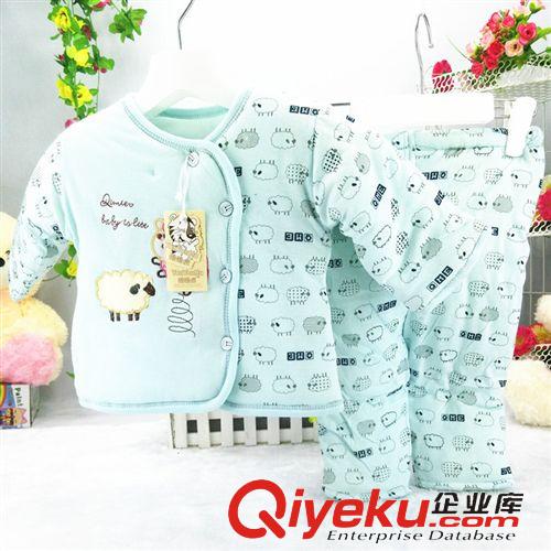 秋冬棉服 保暖系列 韓版加厚寶寶秋冬純棉襖外套/新生兒棉衣服褲五件套 嬰兒棉衣套裝