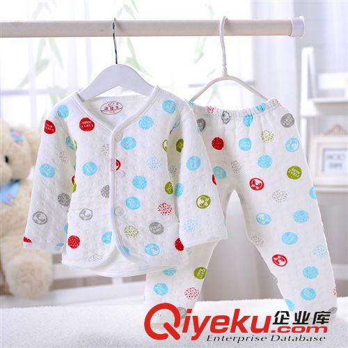 品牌分類 2014夏秋款嬰兒裝 嬰兒衣服 新生兒系帶款套裝 純棉偏襟寶寶套裝