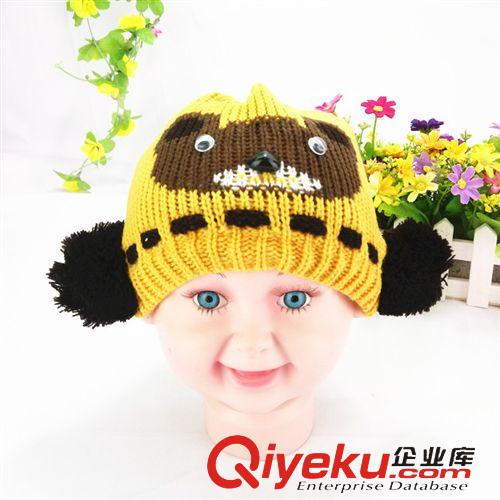 兒童帽子 外貿(mào)兒童帽子 寶寶冬季保暖帽 兒童冬款毛線帽子加厚加絨秋冬款原始圖片2