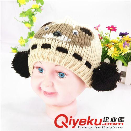 兒童帽子 外貿(mào)兒童帽子 寶寶冬季保暖帽 兒童冬款毛線帽子加厚加絨秋冬款原始圖片3