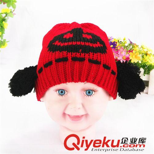 兒童帽子 中國風(fēng)熱銷 毛線帽子兒童帽子辮子帽 嬰兒地主帽批發(fā) 寶寶唐裝帽