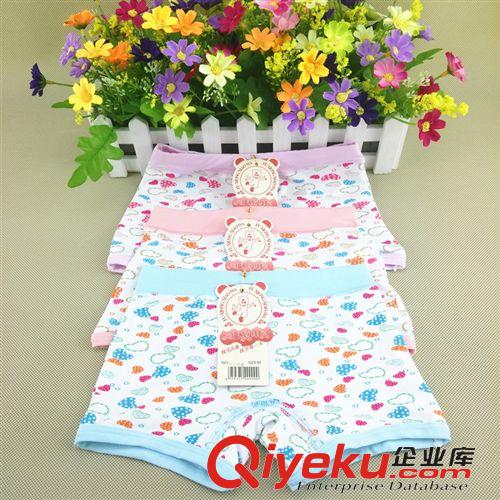 兒童內(nèi)褲 卡通桃心女童內(nèi)褲 平角兒童內(nèi)褲原始圖片3