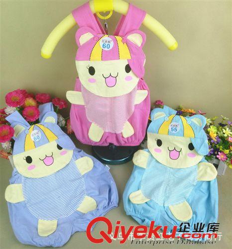 哈衣，爬服 嬰幼兒衣服批發(fā) 小熊連身衣 爬服 童衣 背帶衣  川金璐