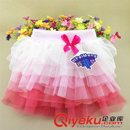 短裙 淘寶貨源2014夏裝新款 女童半身網(wǎng)紗裙 3-10歲百搭公主裙 童爆品原始圖片2
