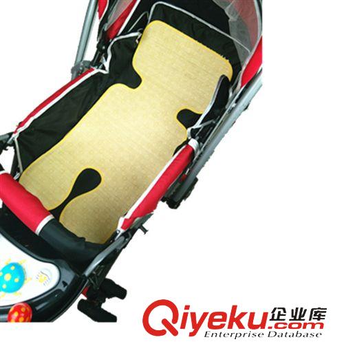 枕頭 涼席 扇子 5點式嬰兒推車席子涼席 童車亞麻草席 傘車涼墊藤席 餐椅涼席批發(fā)