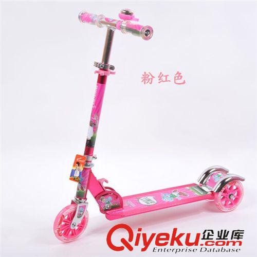 滑板車 琦牌Q3全鋁音樂閃光加大二輪三輪寬板PU大l輪兒童滑板車原始圖片2