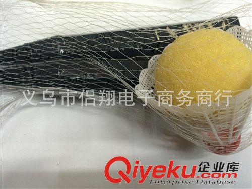 羽毛球拍、網球拍 （廠家直銷）批發供應:兒童短柄羽毛球拍，帶兩個球，顏色混裝原始圖片2