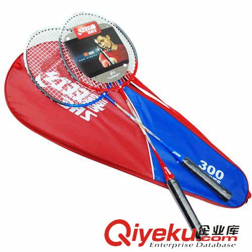 羽毛球拍、網(wǎng)球拍 紅雙喜300 情侶zp 羽拍tj2支 鐵合金羽雙拍拍羽毛球拍