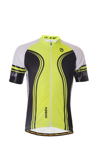 Topwise拓威品牌區(qū) 品牌騎行服生產(chǎn)廠家 定制 批發(fā)熒光色騎行服飾短袖上衣 騎行服原始圖片2