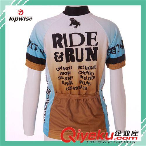 短袖騎行服套裝 新品上市【topwise】車隊版女裝自行車騎行服 吸濕排汗個性定制原始圖片3