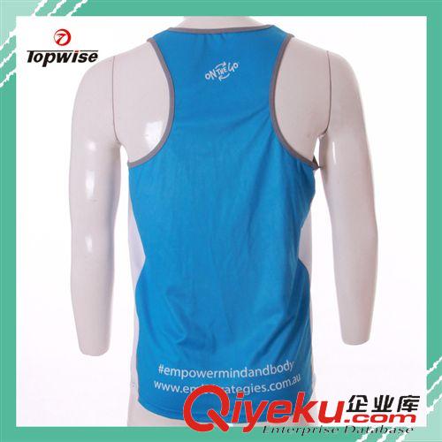 跑步服 原廠直銷 gd男士運動背心 圓領運動背心 健身背心 圖案可定制原始圖片3