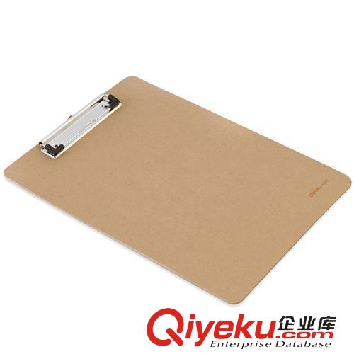 文件管理 正品 deli得力9226 A4大號(hào)木質(zhì)書寫板夾 辦公文件夾板 文具批發(fā)原始圖片3