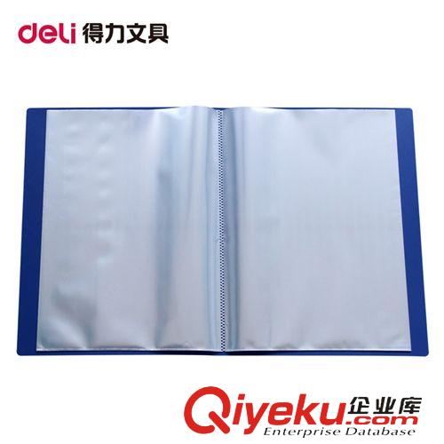 文件管理 zp 得力5004文件夾插頁A4 40頁文件資料冊 辦公用品 文具批發原始圖片3
