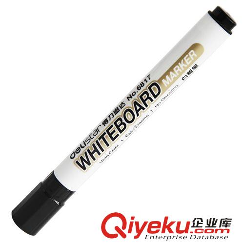 書寫工具 zp deli得力6817白板筆 易擦不留痕白板筆 細2.0mm文具批發原始圖片3