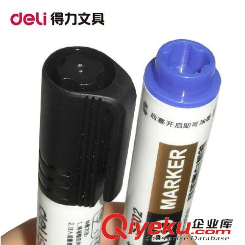 書寫工具 zp 得力S502可加墨白板筆 大容量 易擦白板筆 廠家直供文具批發(fā)原始圖片3