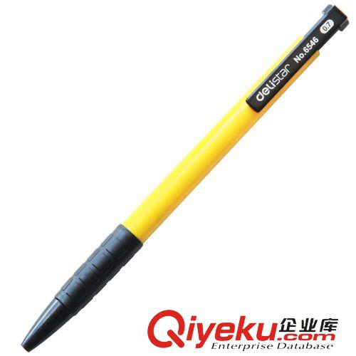 書寫工具 zp 得力6548圓珠筆 辦公文具 卡式圓珠筆 按動(dòng)型0.7mm 文具批發(fā)原始圖片2