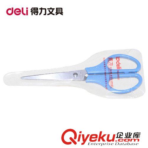 桌面辦公文具① zp 得力0603剪刀 剪紙刀 學生剪刀 辦公專用剪刀 辦公用品批發原始圖片2