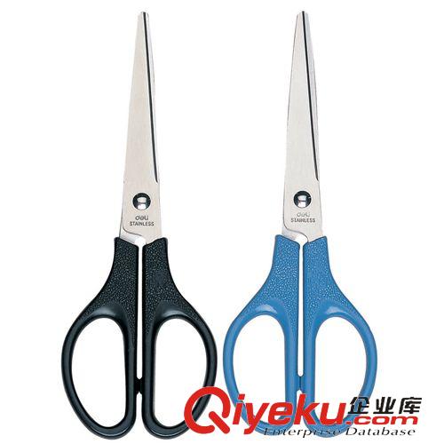 桌面辦公文具① zp 得力0603剪刀 剪紙刀 學生剪刀 辦公專用剪刀 辦公用品批發原始圖片3