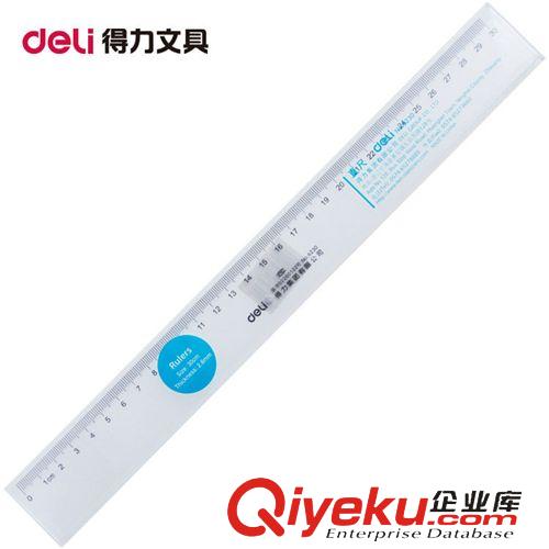 桌面辦公文具② zp得力6230塑料直尺30cm厘米繪圖制圖工具學(xué)生必備透明文具尺子