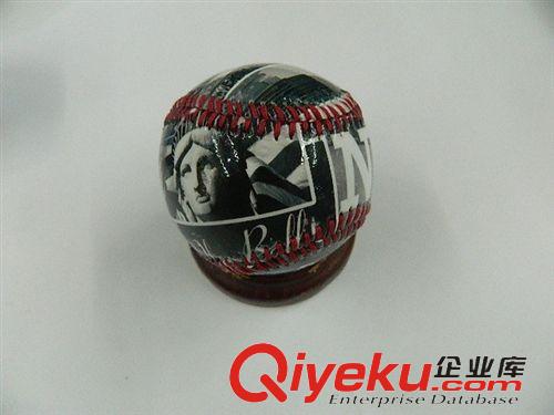 棒球 美國紐約2015自由女神 軟木 橡膠芯 數(shù)碼印 照片球 環(huán)保棒球 NEW原始圖片3