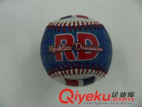 棒球 2015多米尼加RD國旗禮品 簽名棒球 絲網(wǎng)印 數(shù)碼印多彩棒球原始圖片3