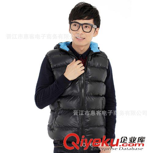 服裝 2013秋冬時尚帶帽馬甲淘寶爆款熱銷產品原始圖片2
