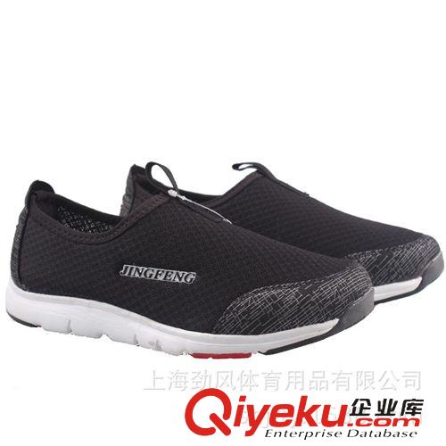 休閑一腳蹬 zp勁風(fēng)新款網(wǎng)布透氣休閑運(yùn)動(dòng)鞋男款一腳蹬懶人鞋工廠直銷原始圖片3