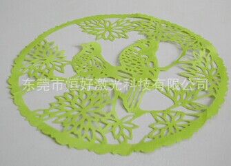 繡花布切割機 服裝 皮革 絲綢 棉布 滌綸 毛絨布料激光切割機 1690雙頭加工原始圖片3