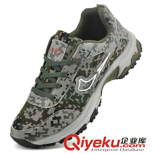 迷彩鞋 2015春秋季新款男式迷彩林地荒漠訓(xùn)練jy跑步休閑晨練男鞋tj款原始圖片2