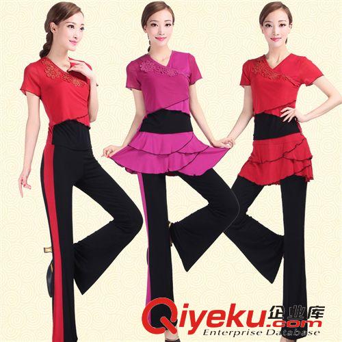 舞蹈服 新款廣場舞服裝 三件套套裝 廣場舞 舞衣套裝 廣場 跳舞服裝女原始圖片2