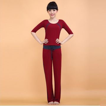 瑜伽服 Y-007    秋冬新款瑜伽服套裝 運動顯瘦跳操瑜珈服 愈加健身服原始圖片3