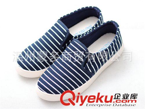 帆布鞋 帆布鞋女鞋條紋