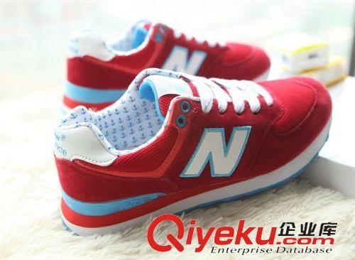單鞋 包郵百搭球鞋N字鞋男女情侶阿甘鞋休閑運動鞋韓版拼色N字母旅游鞋原始圖片3