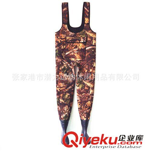 釣魚系列：服裝/包袋/手套 廠家定制潛水料釣魚褲SBCR防透釣魚褲防水耐磨減負下水褲
