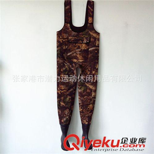 釣魚系列：服裝/包袋/手套 廠家定制潛水料釣魚褲SBCR防透釣魚褲防水耐磨減負下水褲原始圖片3
