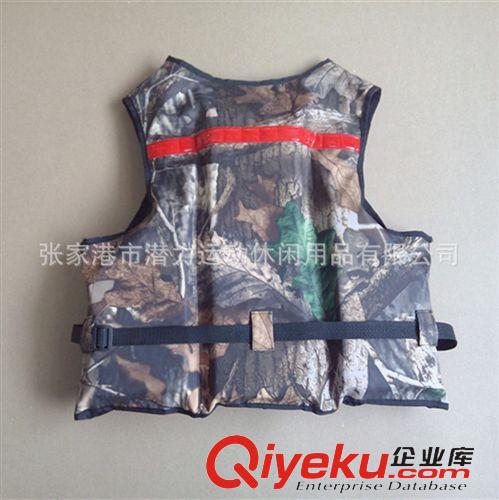 釣魚系列：服裝/包袋/手套 廠家定制迷彩救生背心釣魚安全救生衣水上漂流迷彩救生服原始圖片2