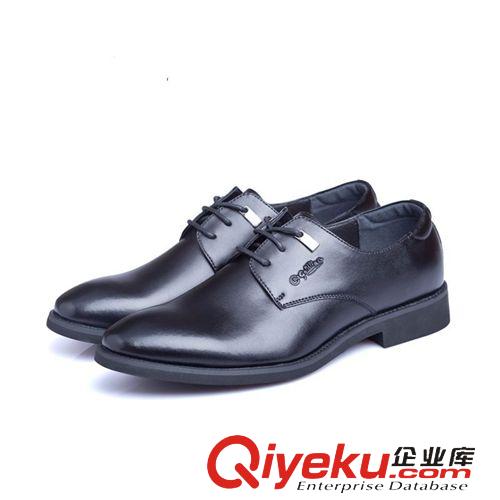 魅力十足·zp靴 2014新款品牌男鞋 zp低幫透氣商務(wù)正裝男鞋 圓頭套腳男士皮鞋