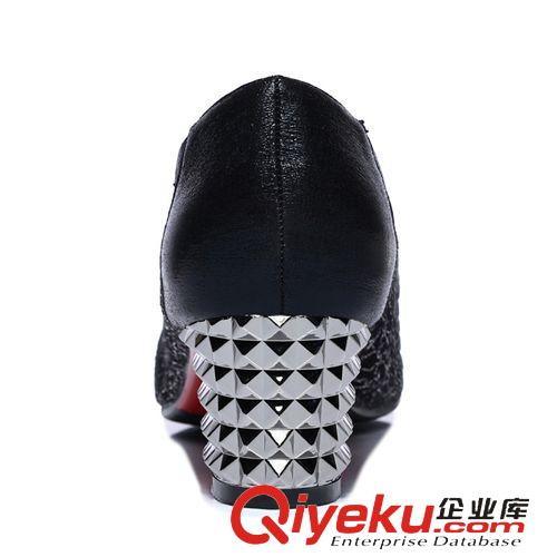 網(wǎng)紗鞋 百年紀(jì)念 1018 時(shí)尚網(wǎng)紗女鞋 淺口高跟鞋 尖頭單鞋子原始圖片3