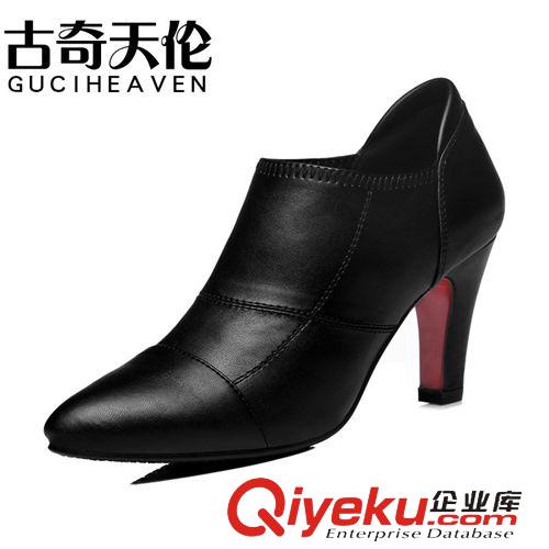 古奇天倫女鞋 古奇天倫 8144 尖頭女鞋 細跟高跟鞋 休閑低幫鞋子